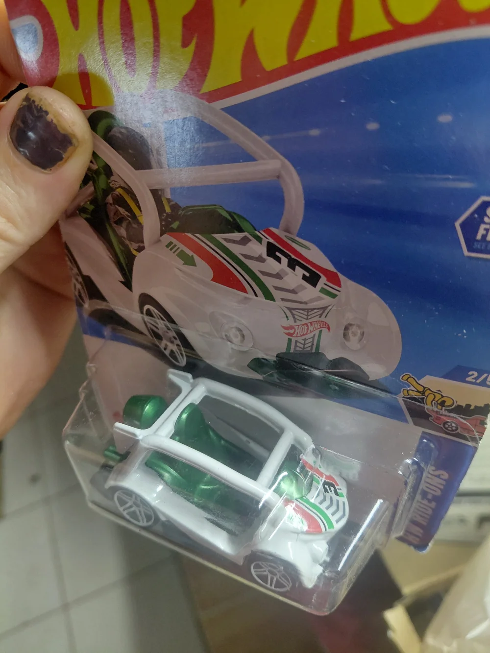 Hot Wheels Kick Kart (23/250) from the 2025 HW Ride-Ons series, inspired by the